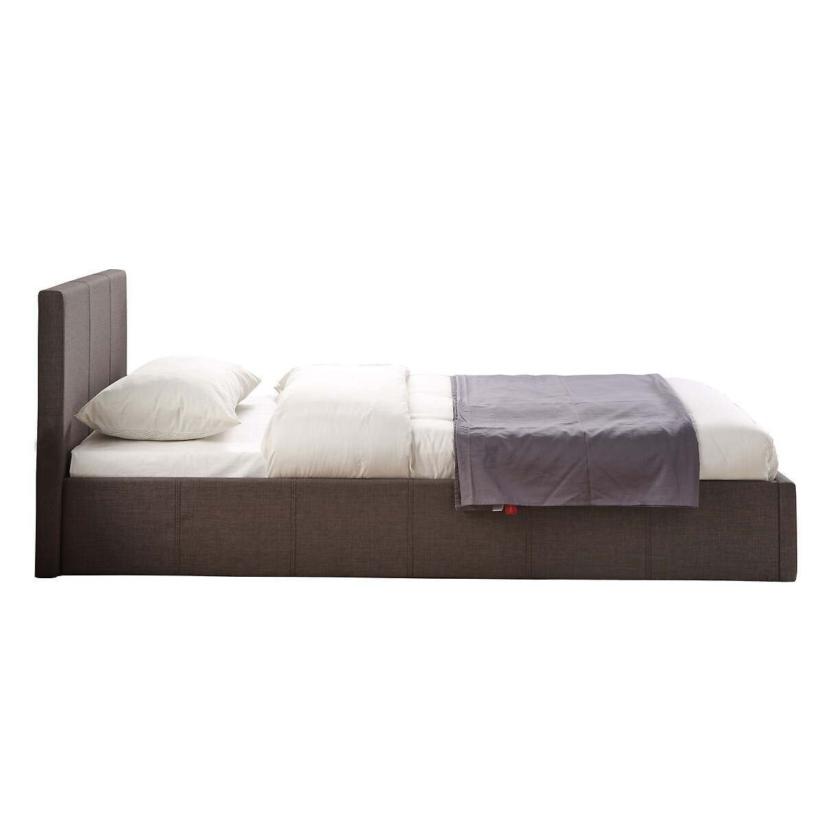 Bruno Fabric Upholstered Ottoman Bed charcoal, SO'HOME