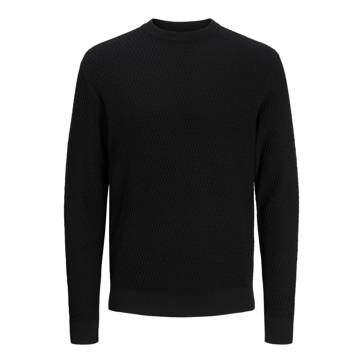 Pull En Maille black 1, JACK & JONES