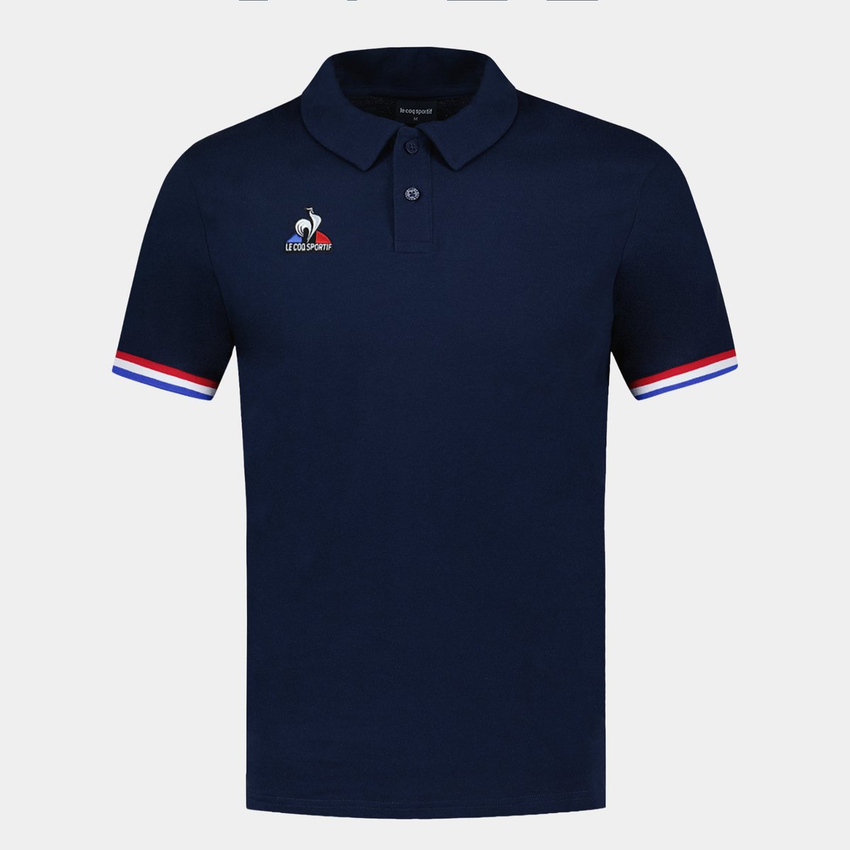 Polo avec détails tricolores Teamsport dress blues, LE COQ SPORTIF
