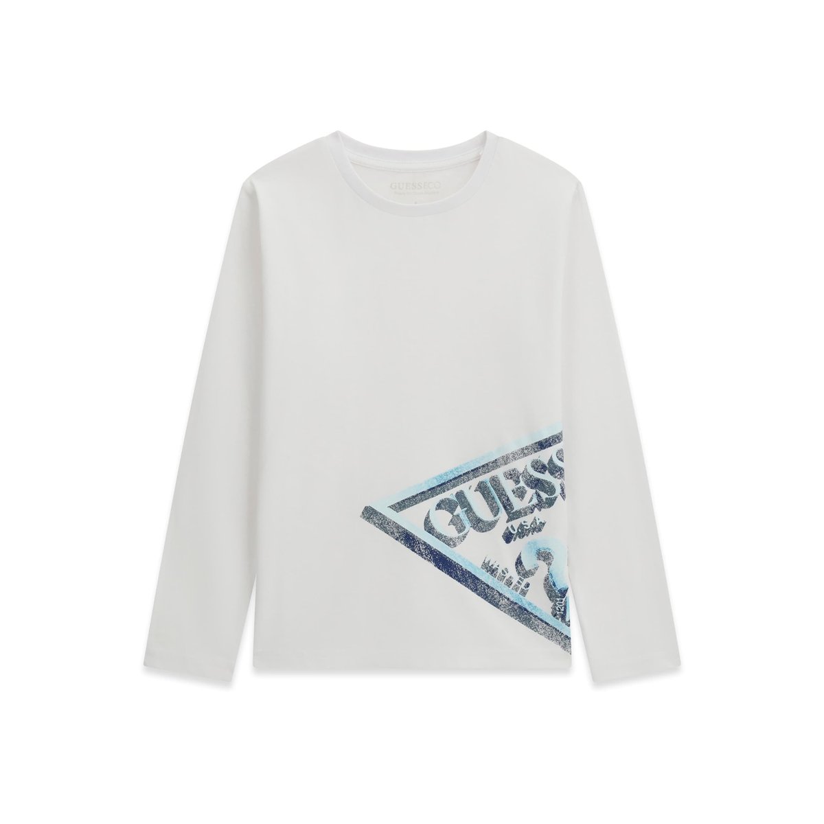 T-Shirt Avec Logo Imprimé blanc, GUESS KIDS