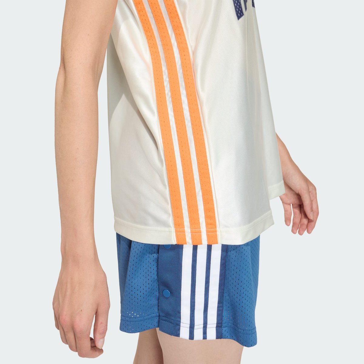 Débardeur Stadium Débardeur Stadium off white / pure orange / dark blue, ADIDAS SPORTSWEAR