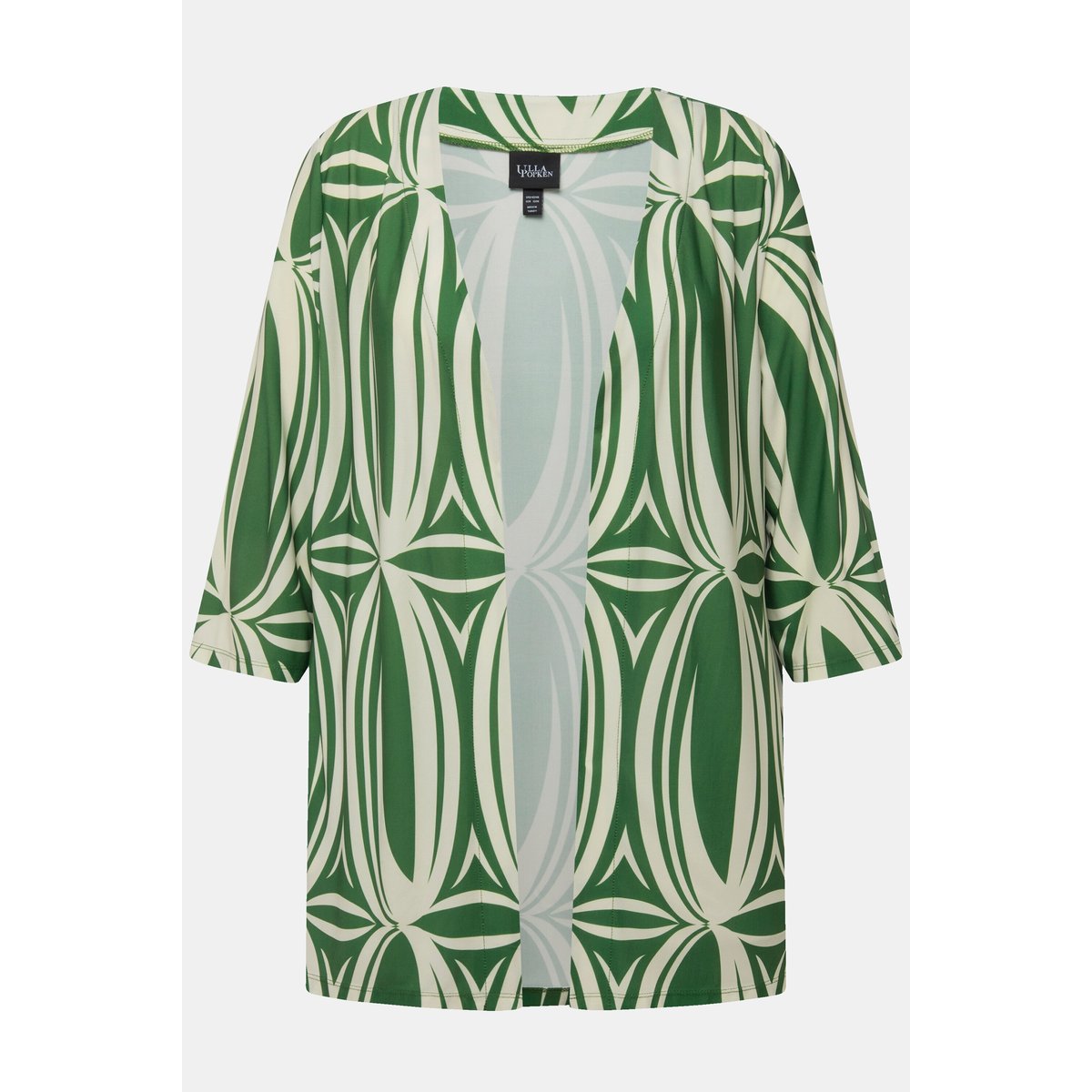 Vestes t-shirt à imprimé graphique vert mousse, ULLA POPKEN
