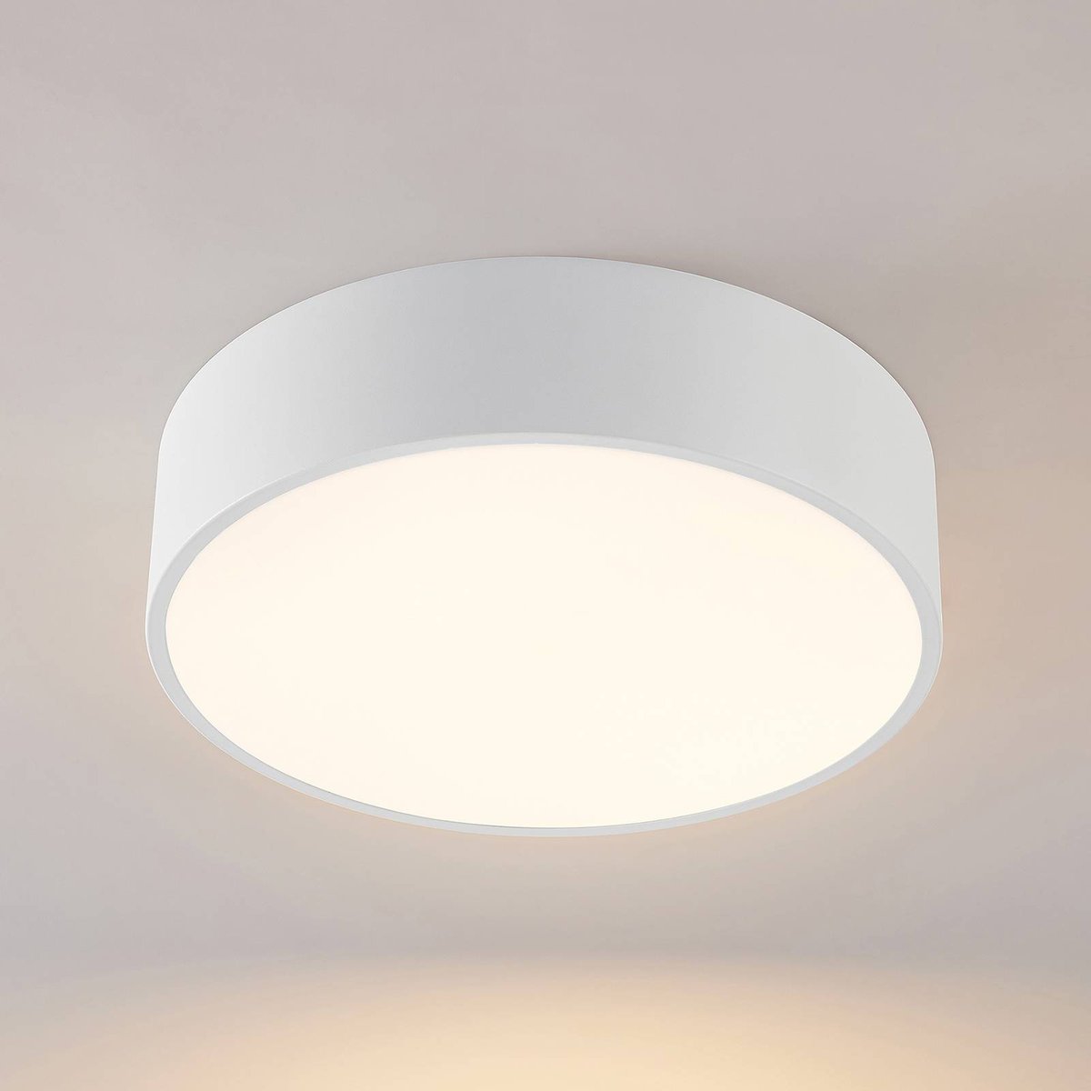 Plafonnier en métal moderneLED, Noabelle blanc, ARCCHIO