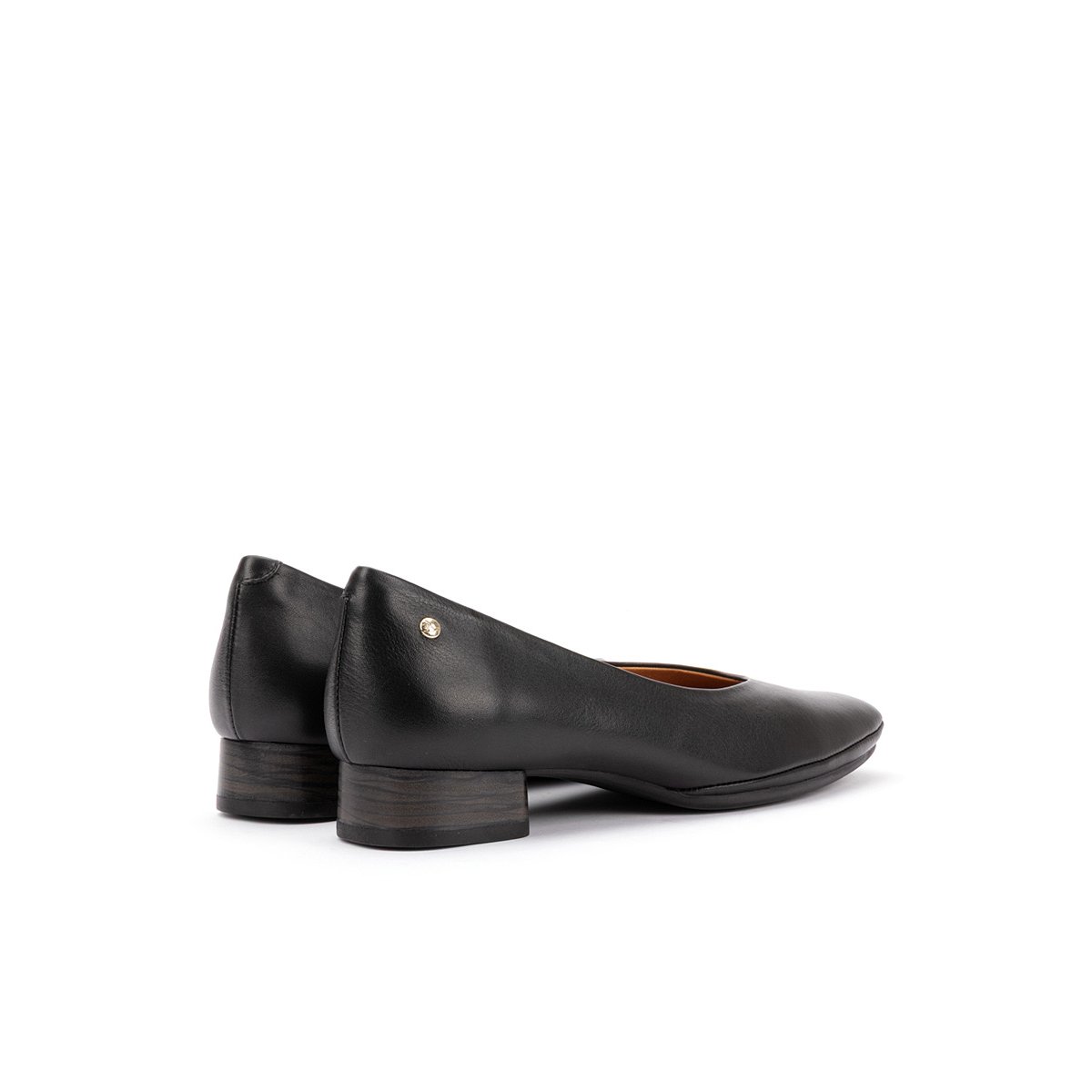Chaussures à talon cuir Ubeda forme large black, PIKOLINOS