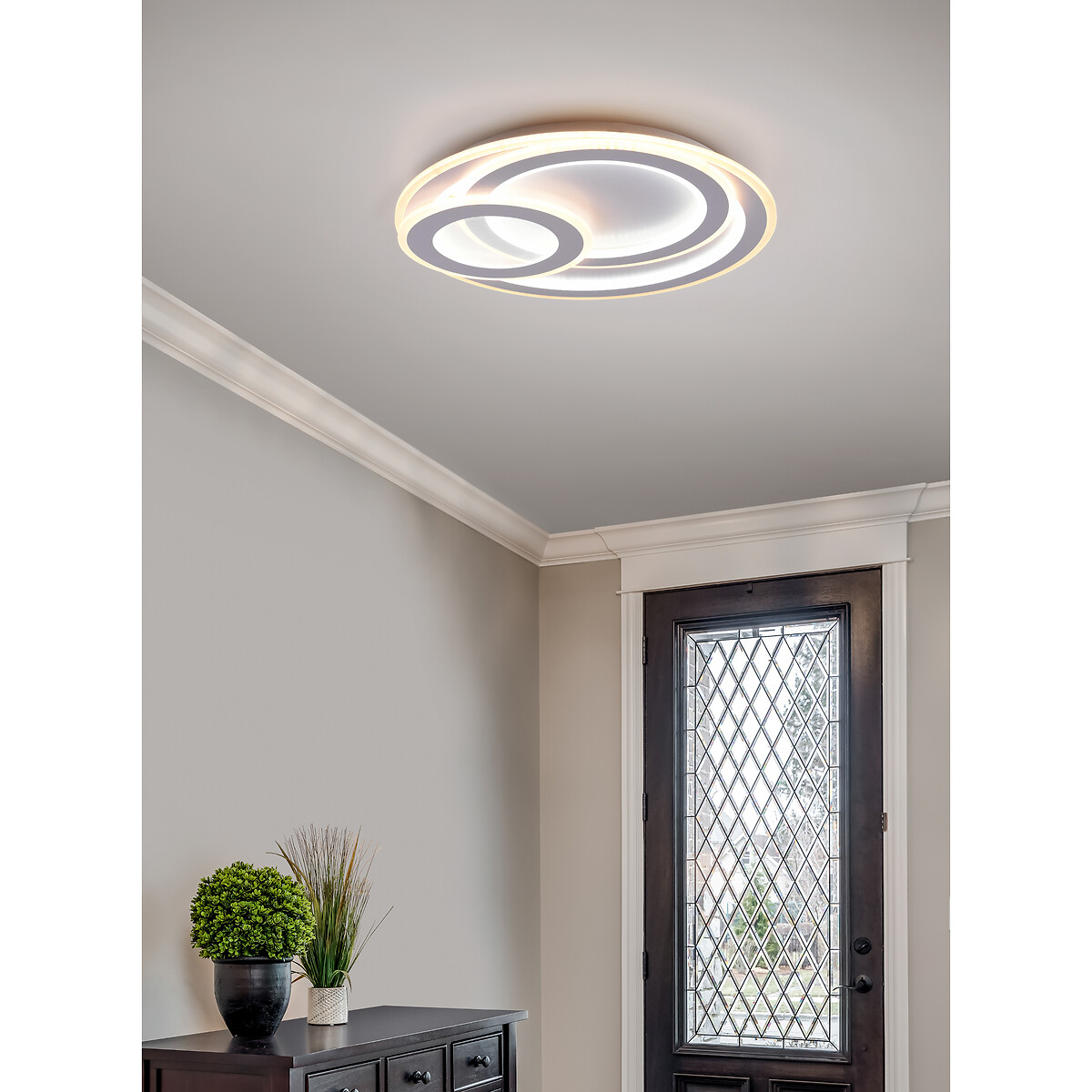 Candeeiro de teto Mita, TRIO Lighting branco, TRIO LIGHTING