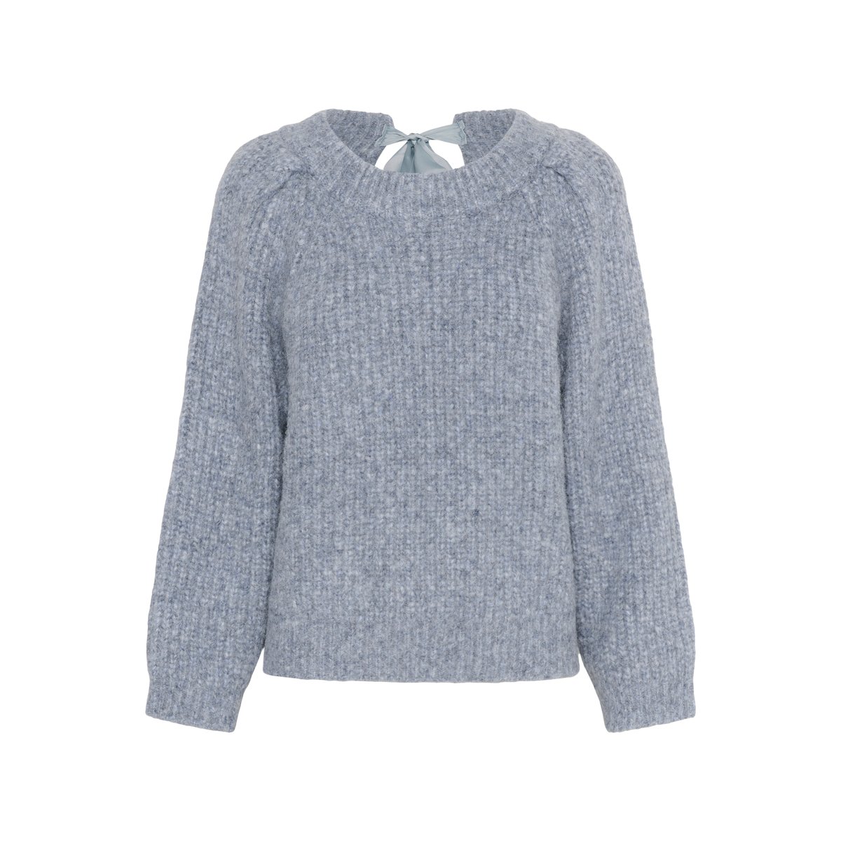 Pullover tricoté bleu bijou blue melange, SOAKED IN LUXURY