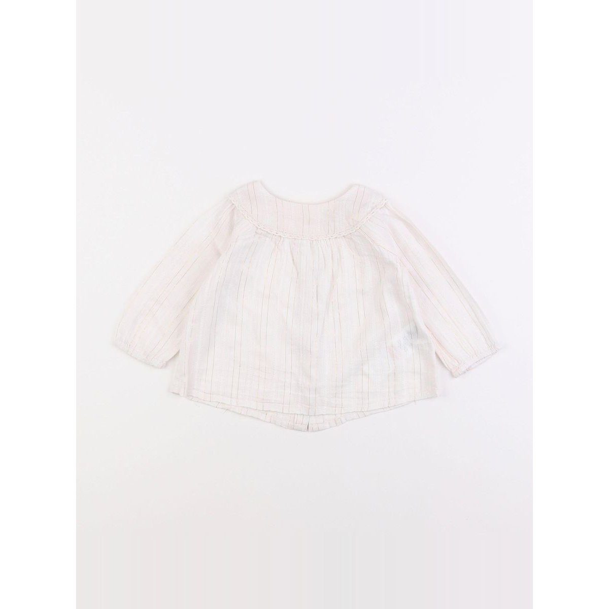 Blouse - Très bon état blanc, or, CYRILLUS