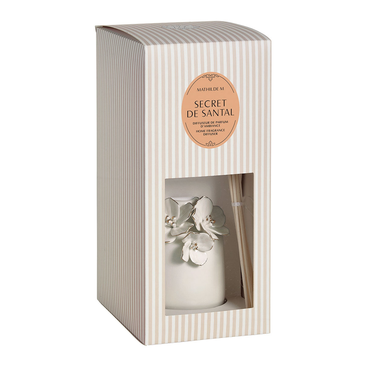 Diffuseur de parfum d'ambiance 200 ml - Secret de Santal blanc, MATHILDE M