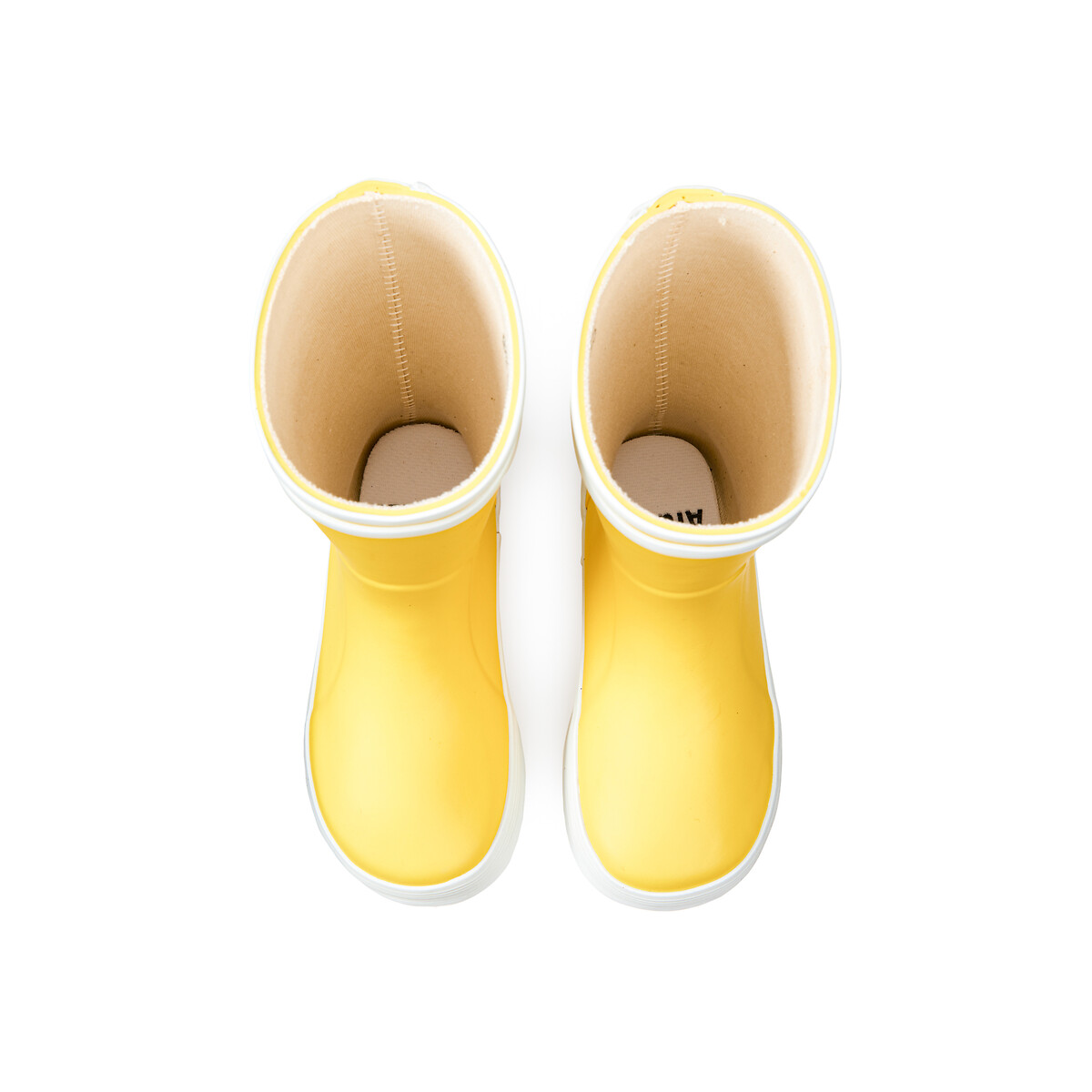 Bottes de pluie Lolly Pop 2 jaune/blanc, AIGLE