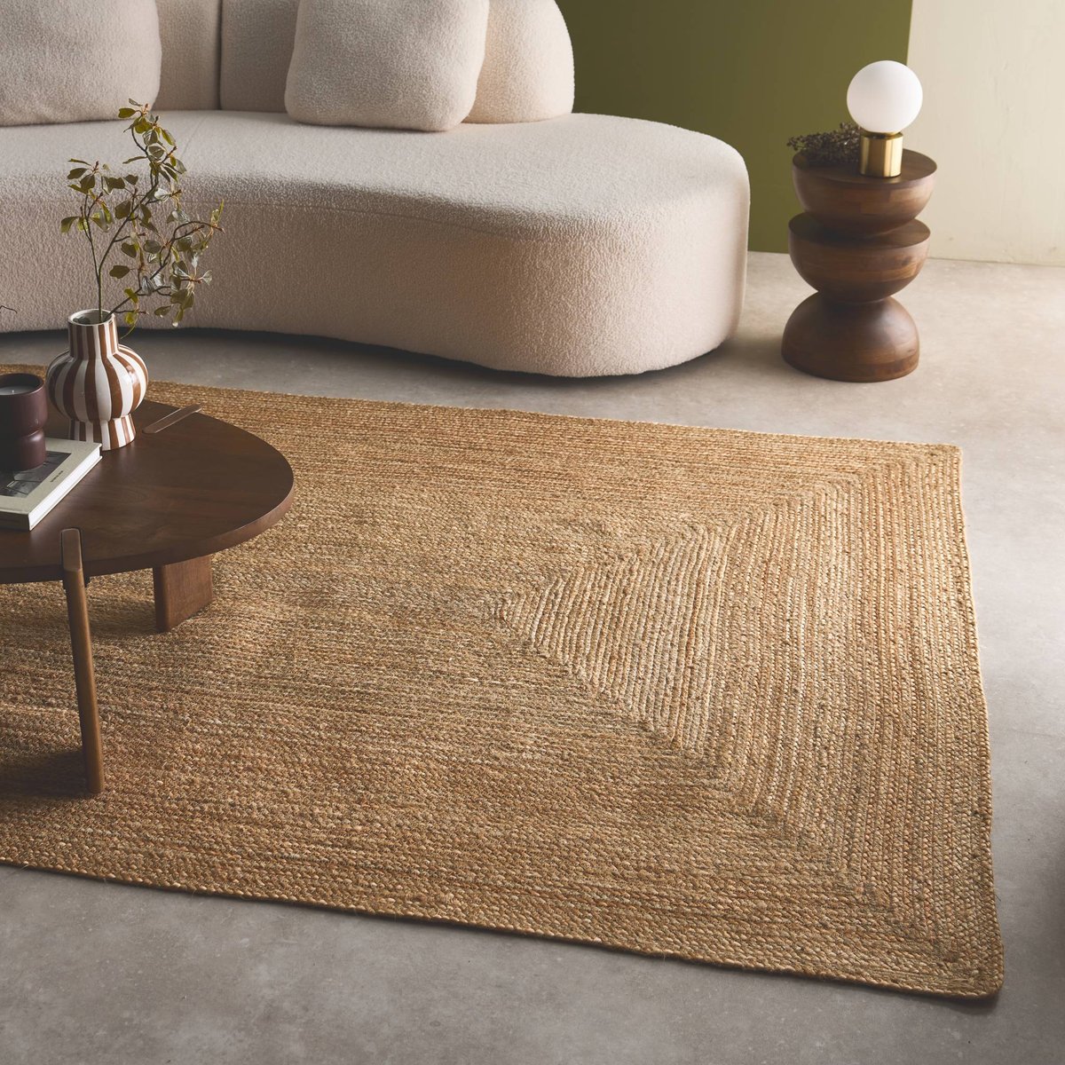Tapis intérieur rectangulaire PADMA naturel, SWEEEK