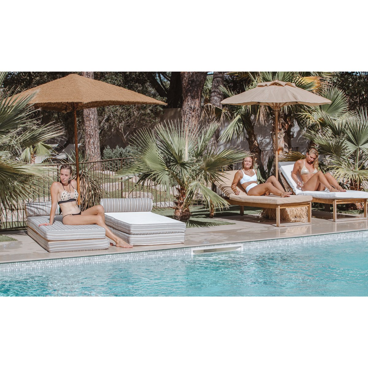 Matelas extérieur déhoussable réversible recto verso, double blanc, MX HOME