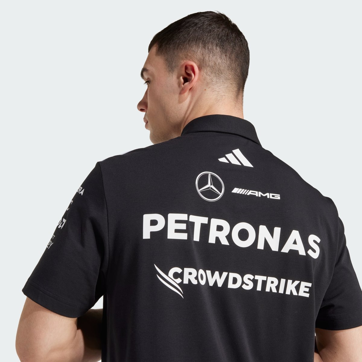 Polo D'équipe Mercedes - Amg Petronas Formula One Polo D'équipe Mercedes - Amg Petronas Formula One black / white, adidas Performance