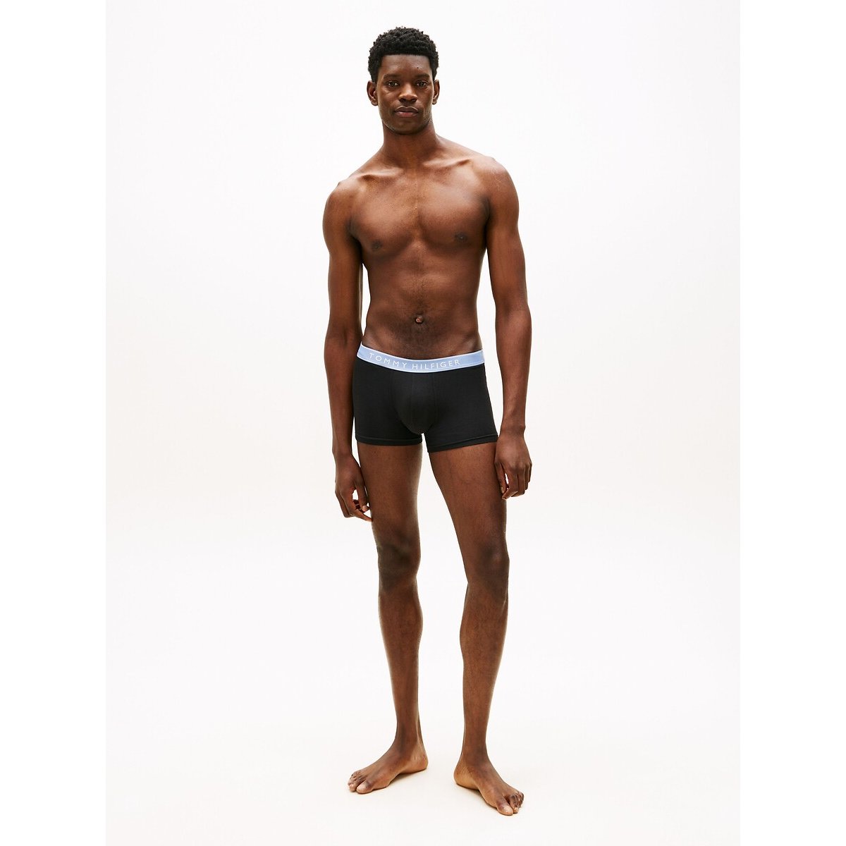 Set van 3 boxershorts Everyday Essentials zwart + multicolor ceintuur, TOMMY HILFIGER