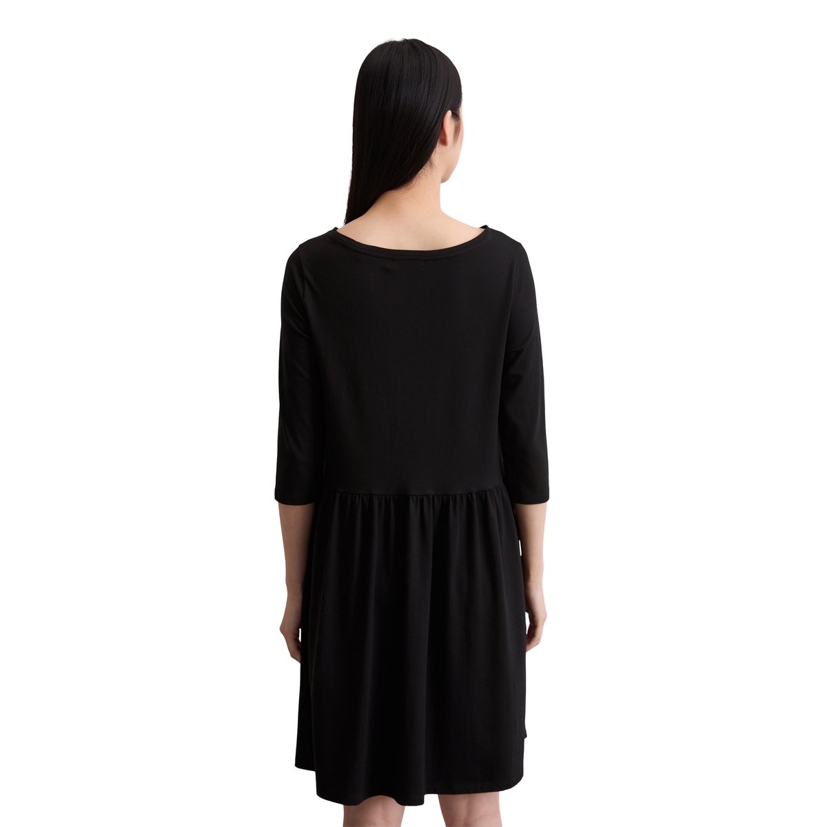Robe en jersey régulière en TENCEL™ Modal noir, MARC O'POLO