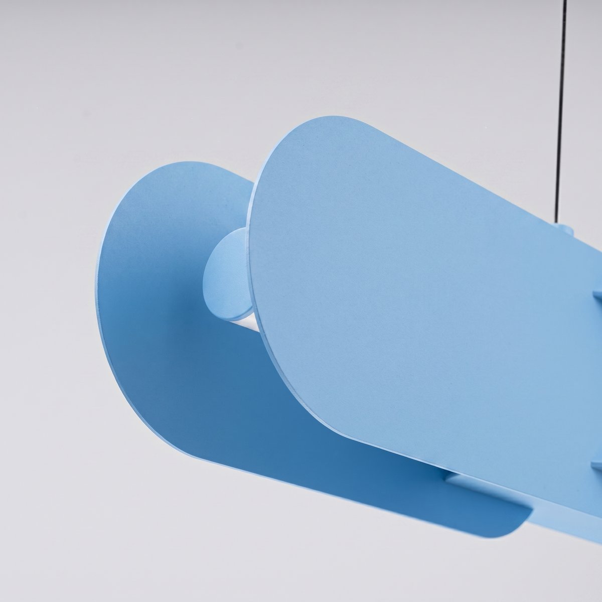 Suspension Acier Bleu LED 1 Chain bleu, EDEN