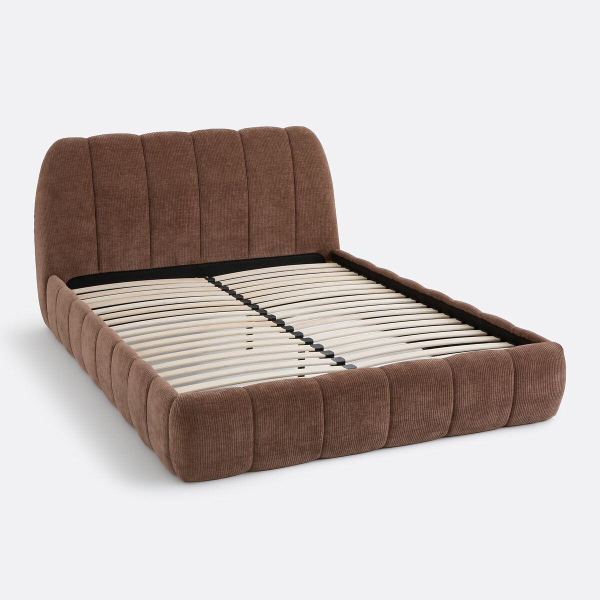 Lit coffre avec sommier, NURIA marron chocolat, LA REDOUTE INTERIEURS