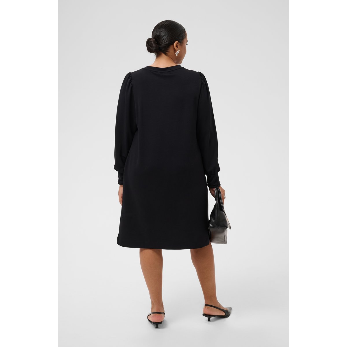 Robe noir black deep, KAFFE CURVE