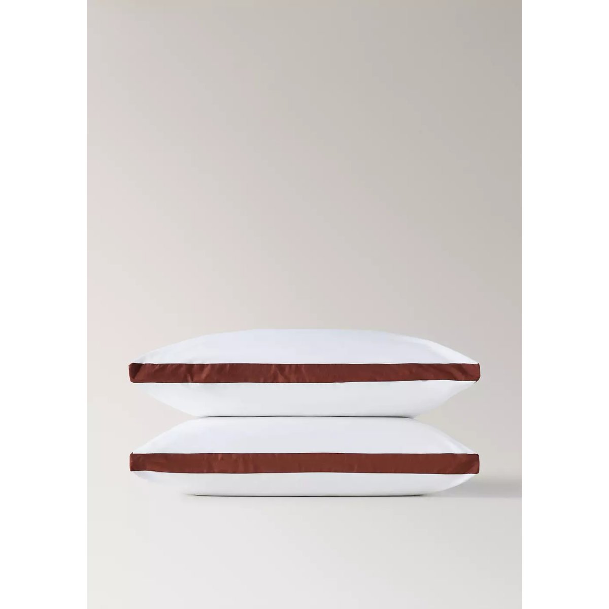 Taie d'oreiller de Noël 100 % coton 60x60 cm blanc, MANGO HOME