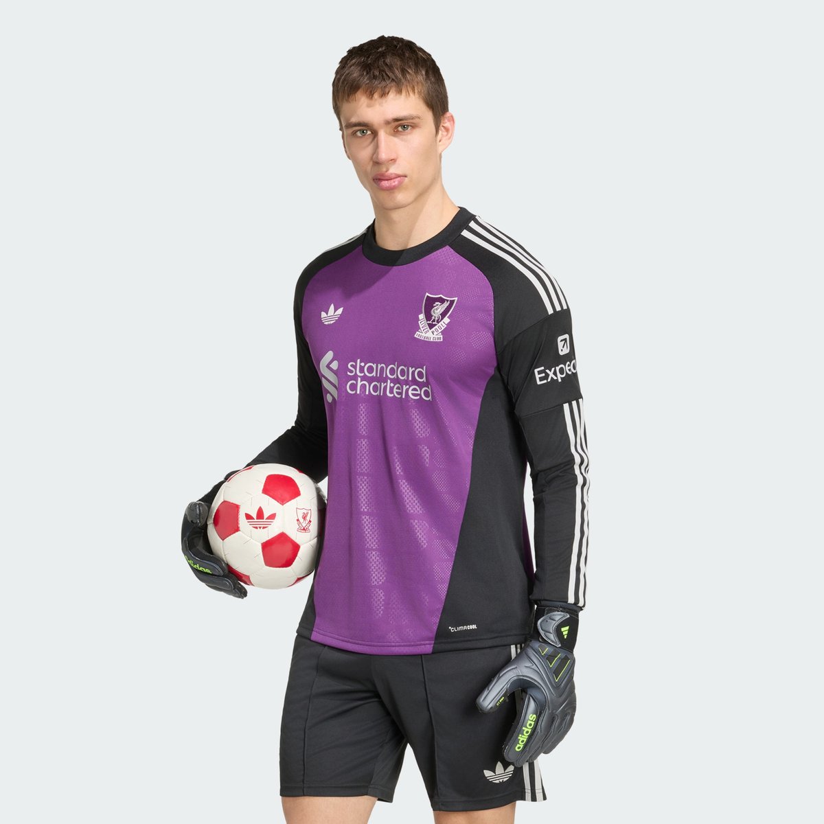 Maillot De Gardien De But Extérieur Liverpool Fc 26/27 Maillot De Gardien De But Extérieur Liverpool Fc 26/27 tribe purple / black, adidas Performance