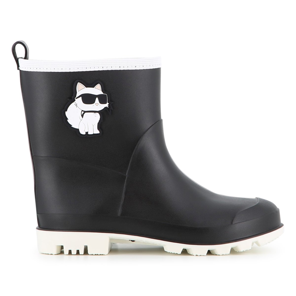 Bottes de pluie noir blanc, KARL LAGERFELD KIDS