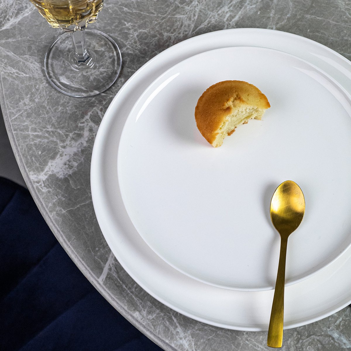 Cuillère de table monobloc Jet doré (lot de 6) or / doré, JEAN DUBOST