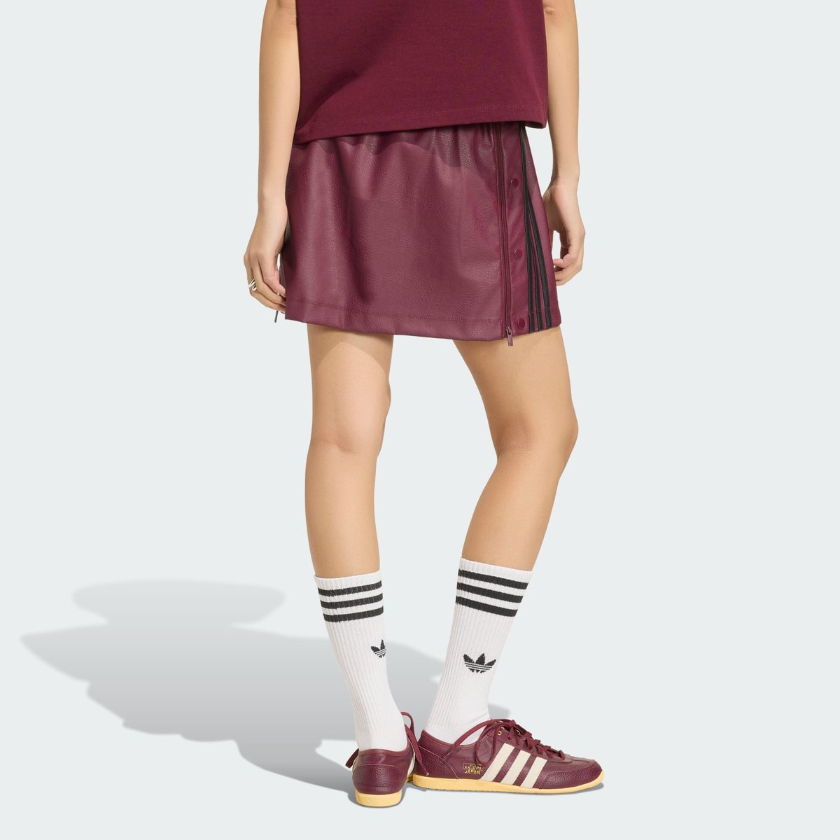 Jupe Adibreak Synthétique Jupe Adibreak Synthétique maroon / black, adidas Originals