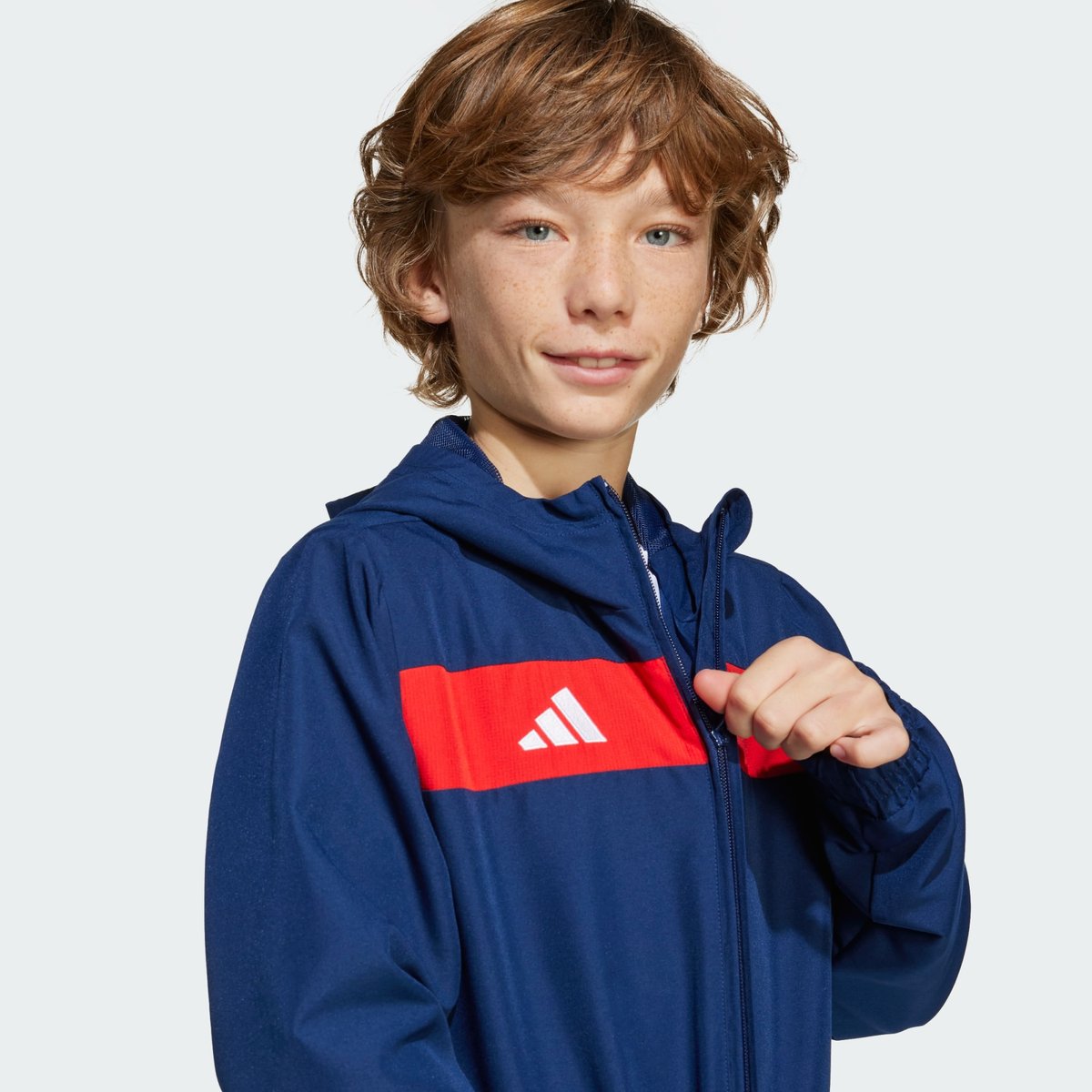 Sweat-Shirt À Capuche Toile Tiro 25 Essentials Enfants Sweat-Shirt À Capuche Toile Tiro 25 Essentials Enfants team navy / red, adidas Performance