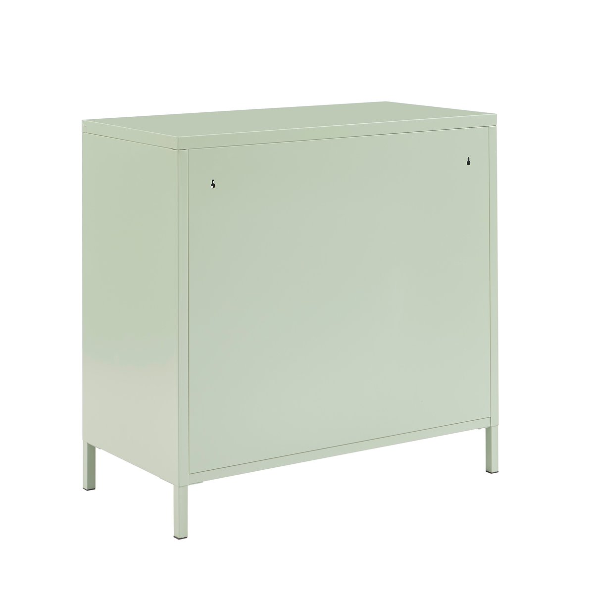 Commode en acier 4 tiroirs vert amande, PANTONE