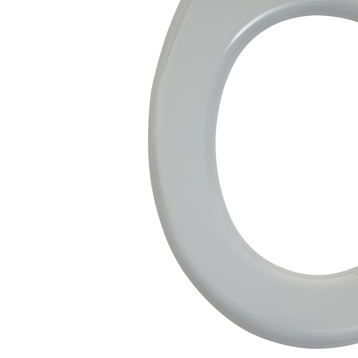 Matt Toilet Seat with Zinc Alloy Fittings grey, SO'HOME