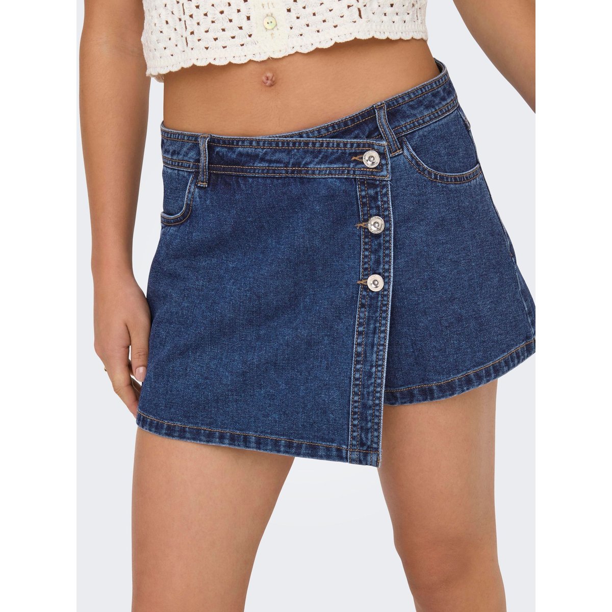 Jupe dark blue denim, ONLY
