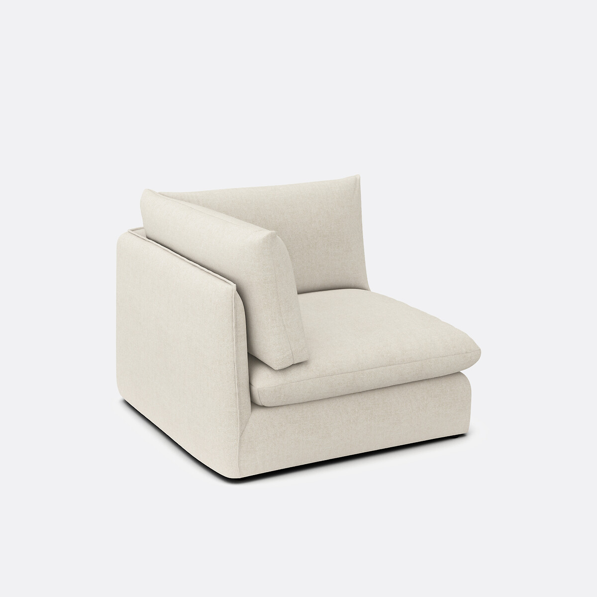 Élément d'angle pour canapé modulable, en polyester, MALO ecru, LA REDOUTE INTERIEURS