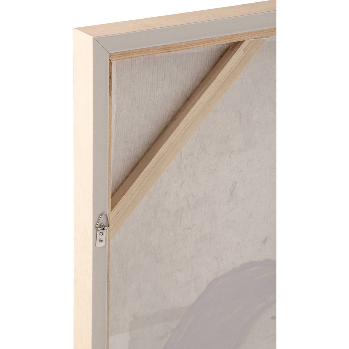 Tableau cheval beige et blanc, RECOLLECTION