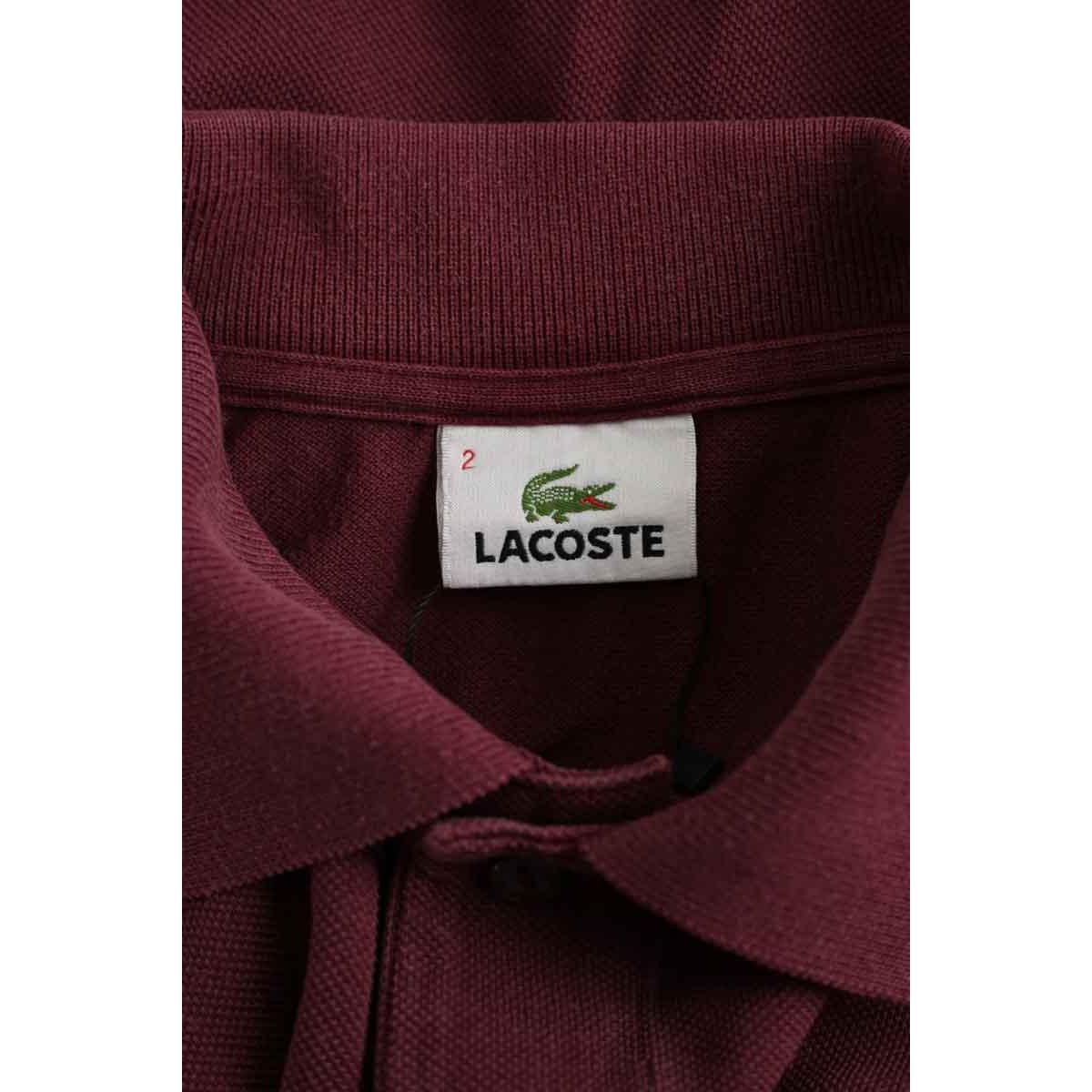 Polo - Très Bon État bordeaux, LACOSTE