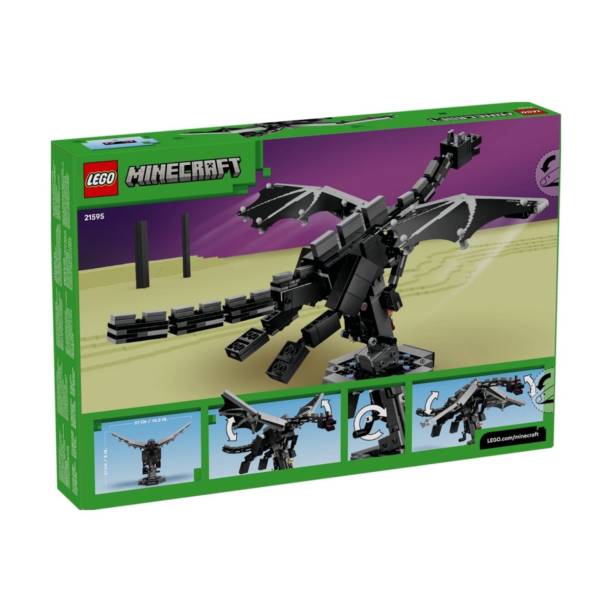 Minecraft Le Dragon de l'Ender multicolore, LEGO