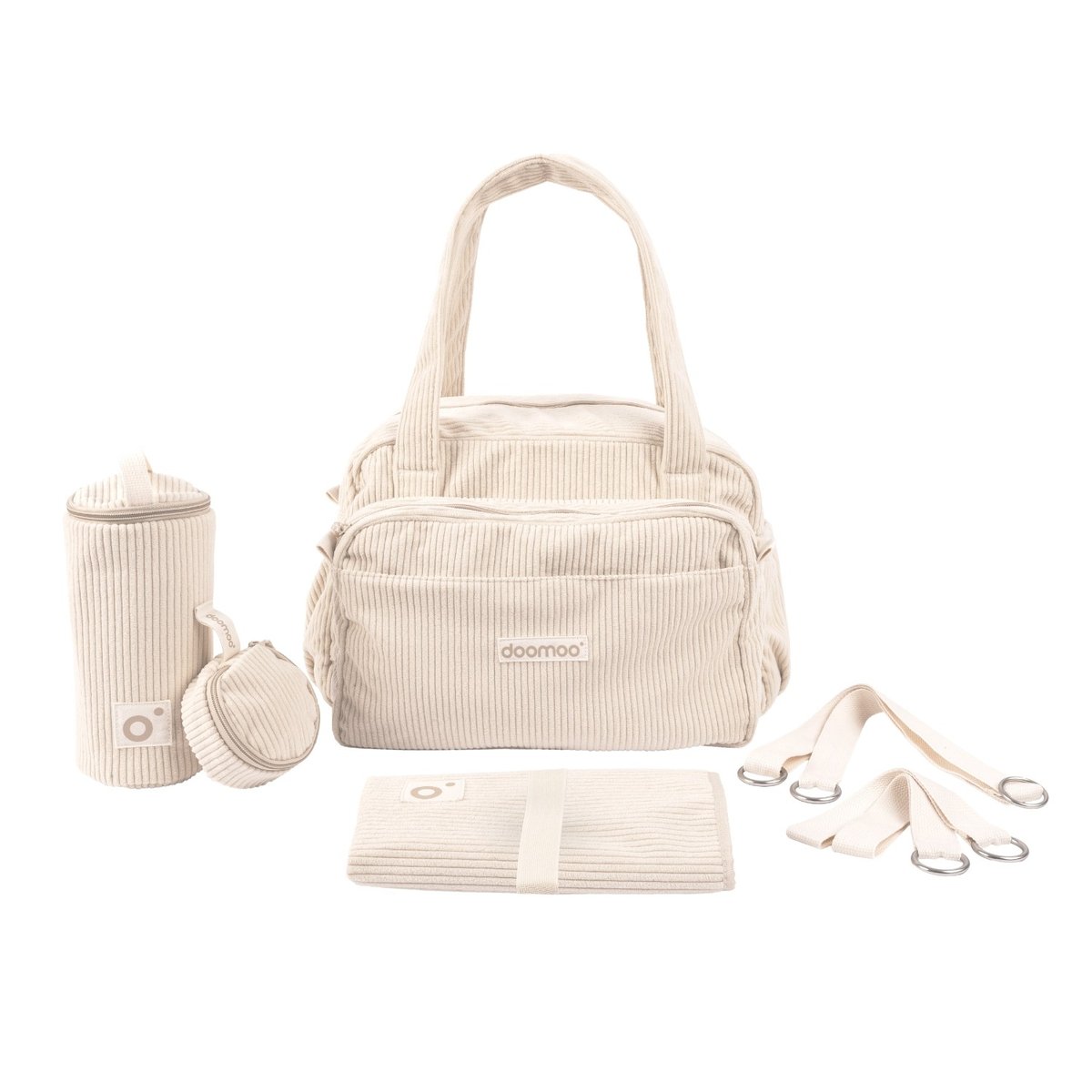 Sac à langer grande capacité doux et stylé beige, BABYMOOV