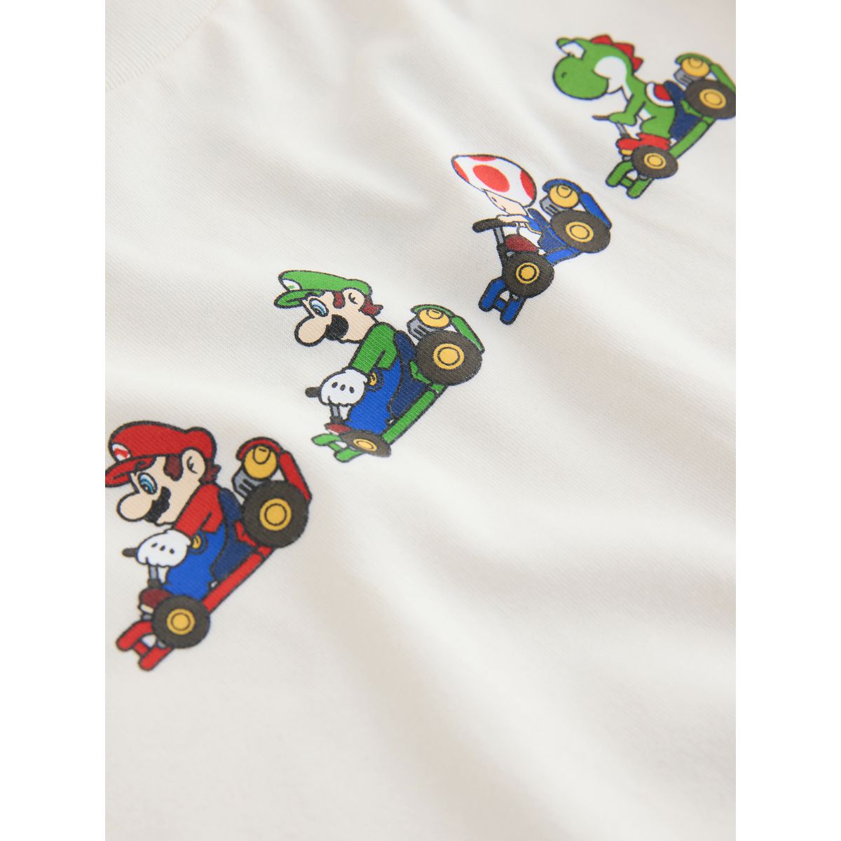 T-shirt à manches longues motif gaming mario kart blanc, NEXT