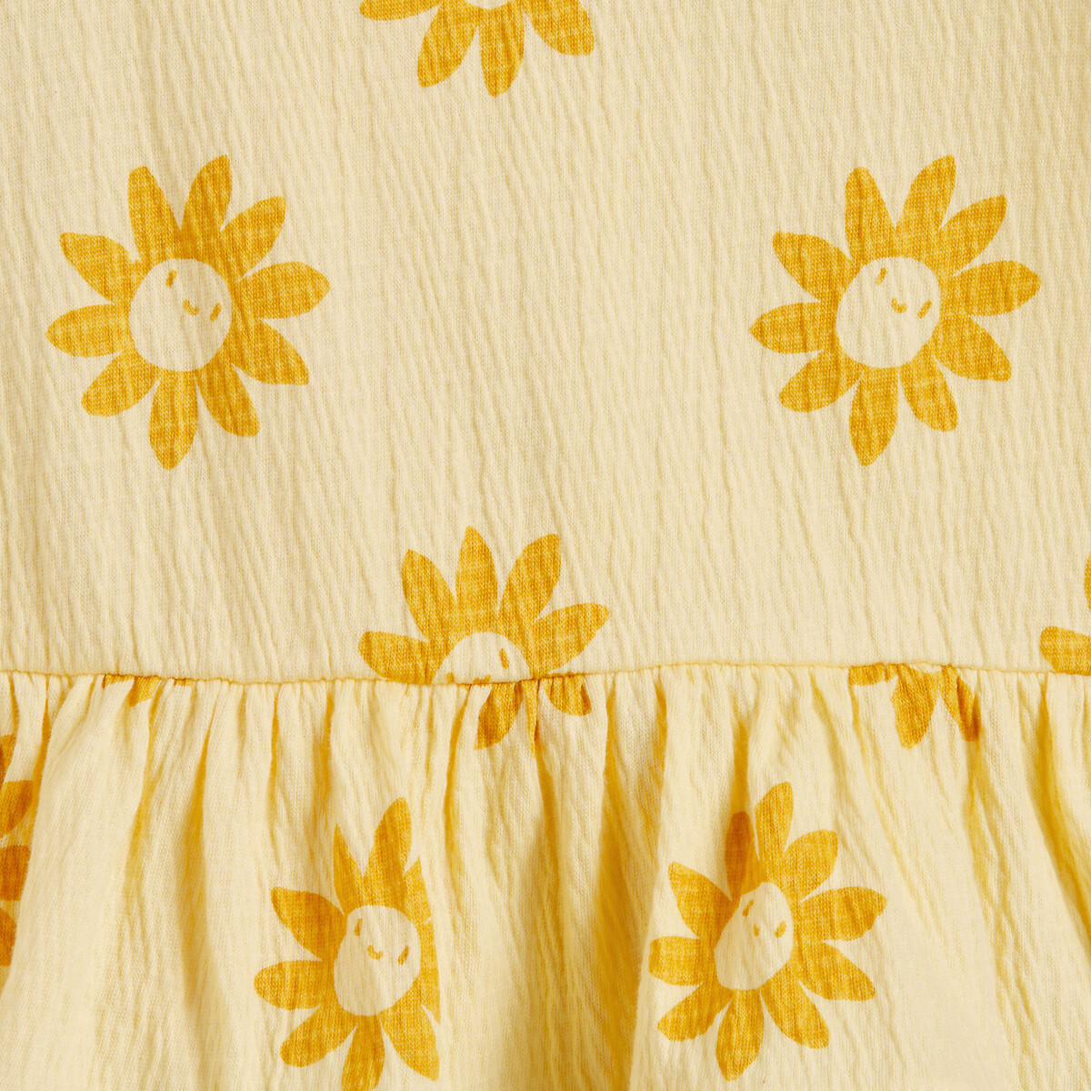 Ensemble 2 pièces top et pantalon, imprimé soleils jaune, LA REDOUTE COLLECTIONS