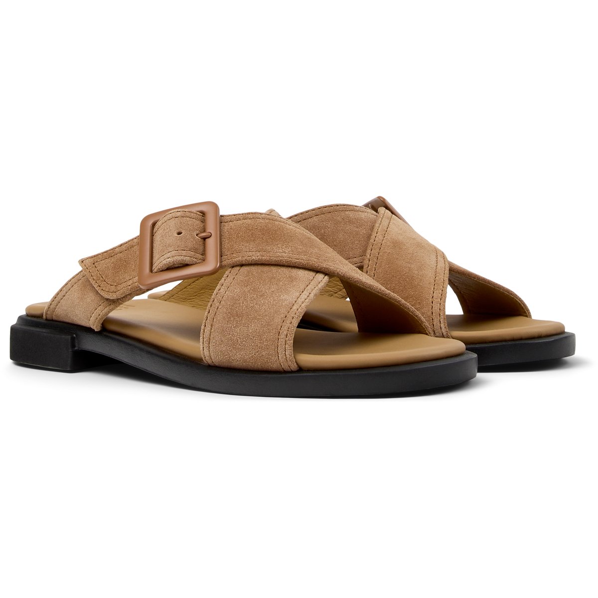 Sandales Cuir EDY marron moyen, CAMPER
