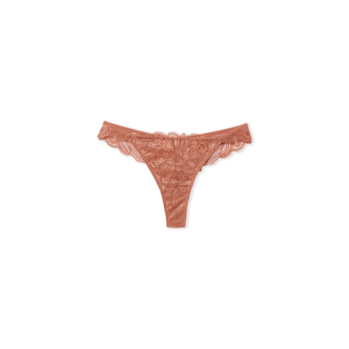 Tanga en dentelle irisée PERSIENNE cuivre, ETAM