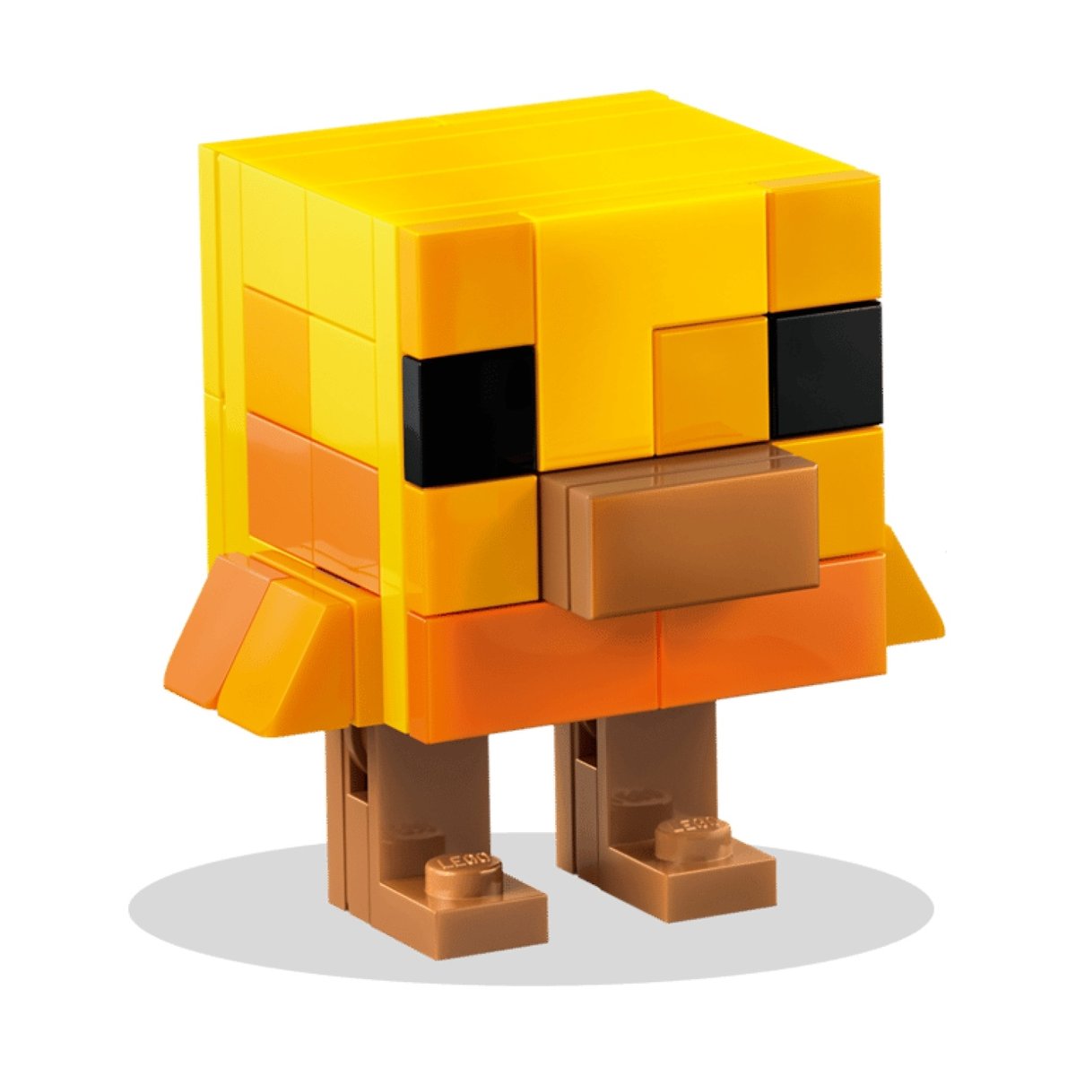 Poule chevauchée multicolore, LEGO