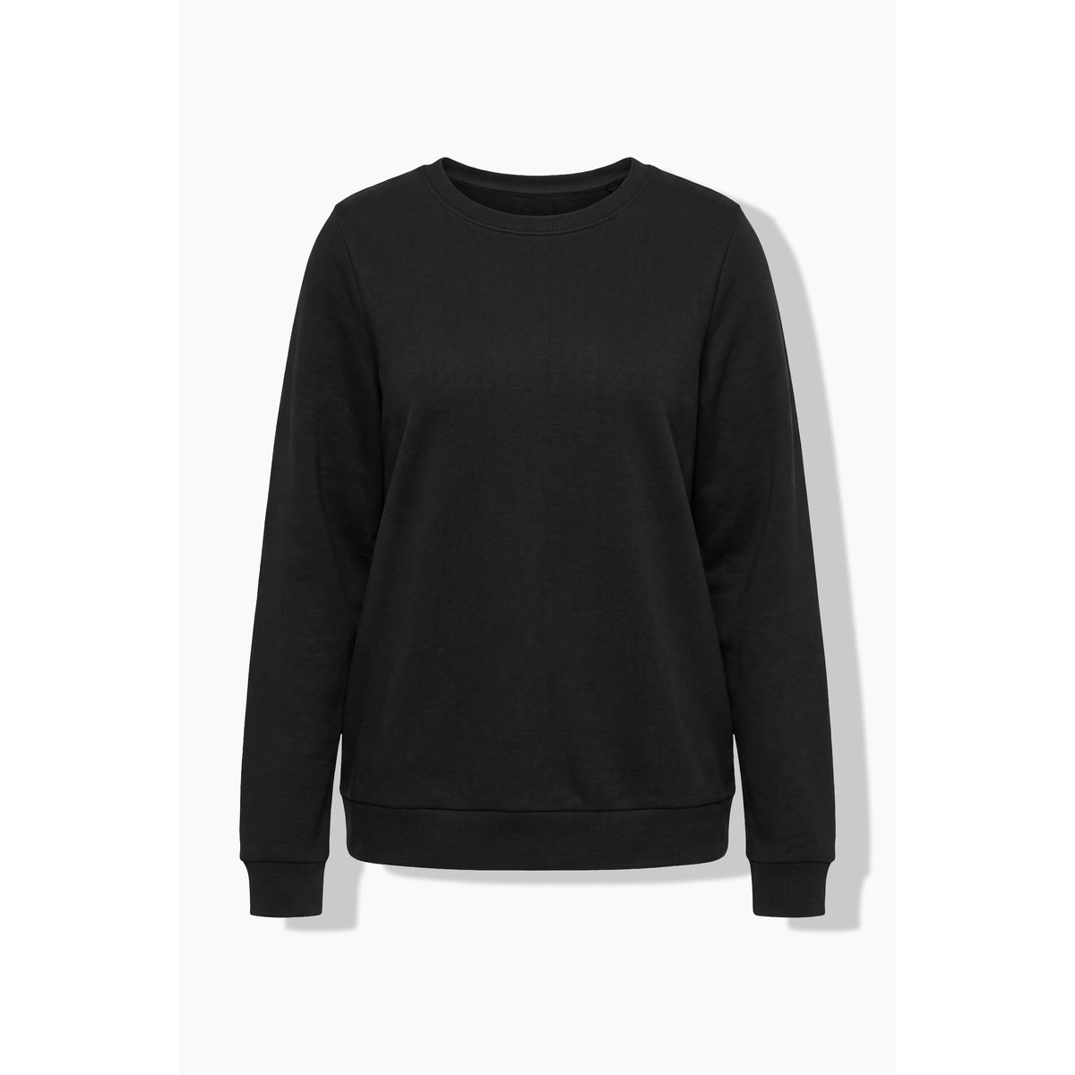 Sweat, manches longues et décolleté rond noir, ULLA POPKEN