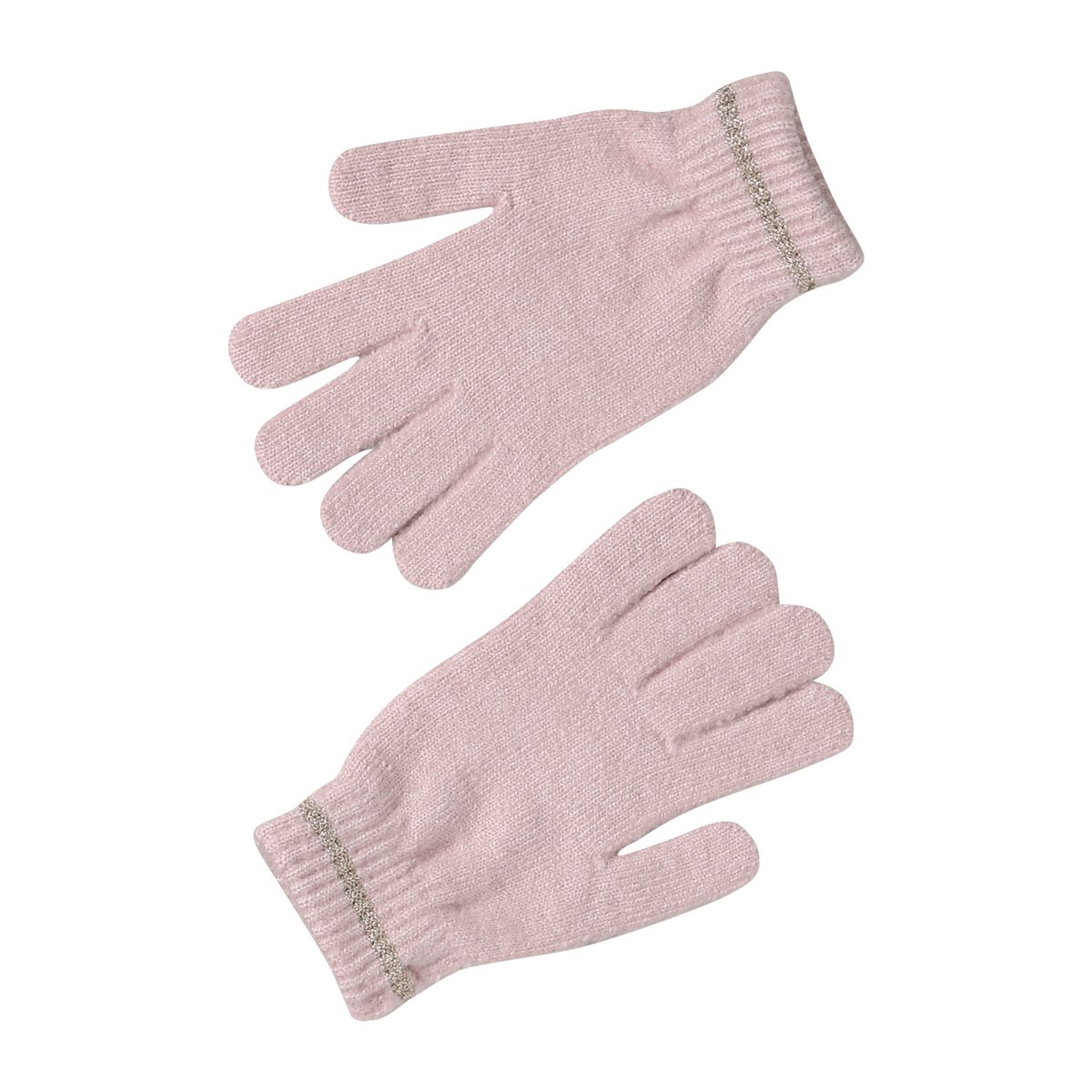Coffret Noël bonnet + snood + moufles/gants rose poudré, VERTBAUDET