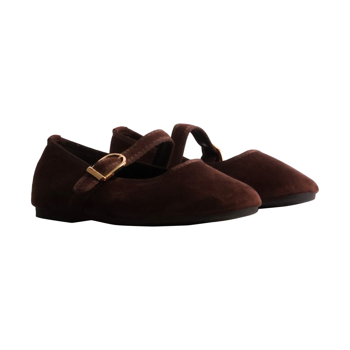 Ballerines à Brides R And B marron, ENZA NUCCI