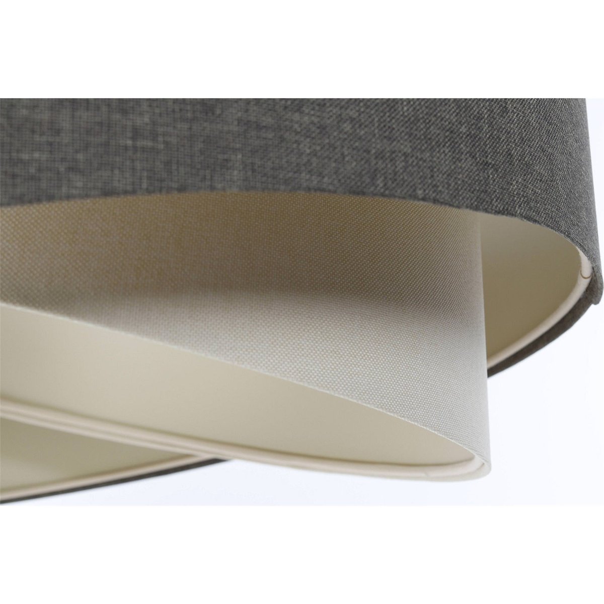 Suspension en lin rond Boho beige crème en lin naturel, BPS KONCEPT