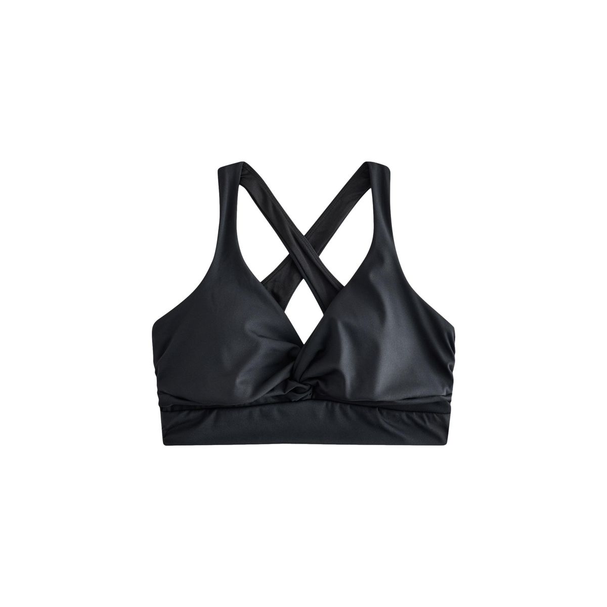 Brassière de sport croisée devant dd+ noir, NEXT