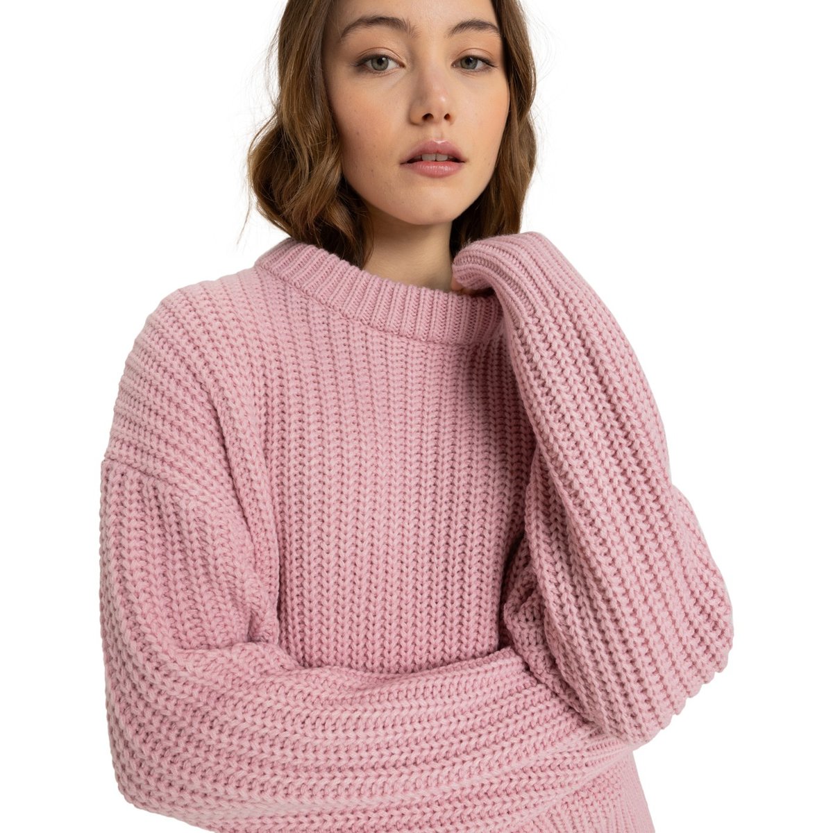 Sweat à col rond COMING HOME. rose bleached mauve, ROXY