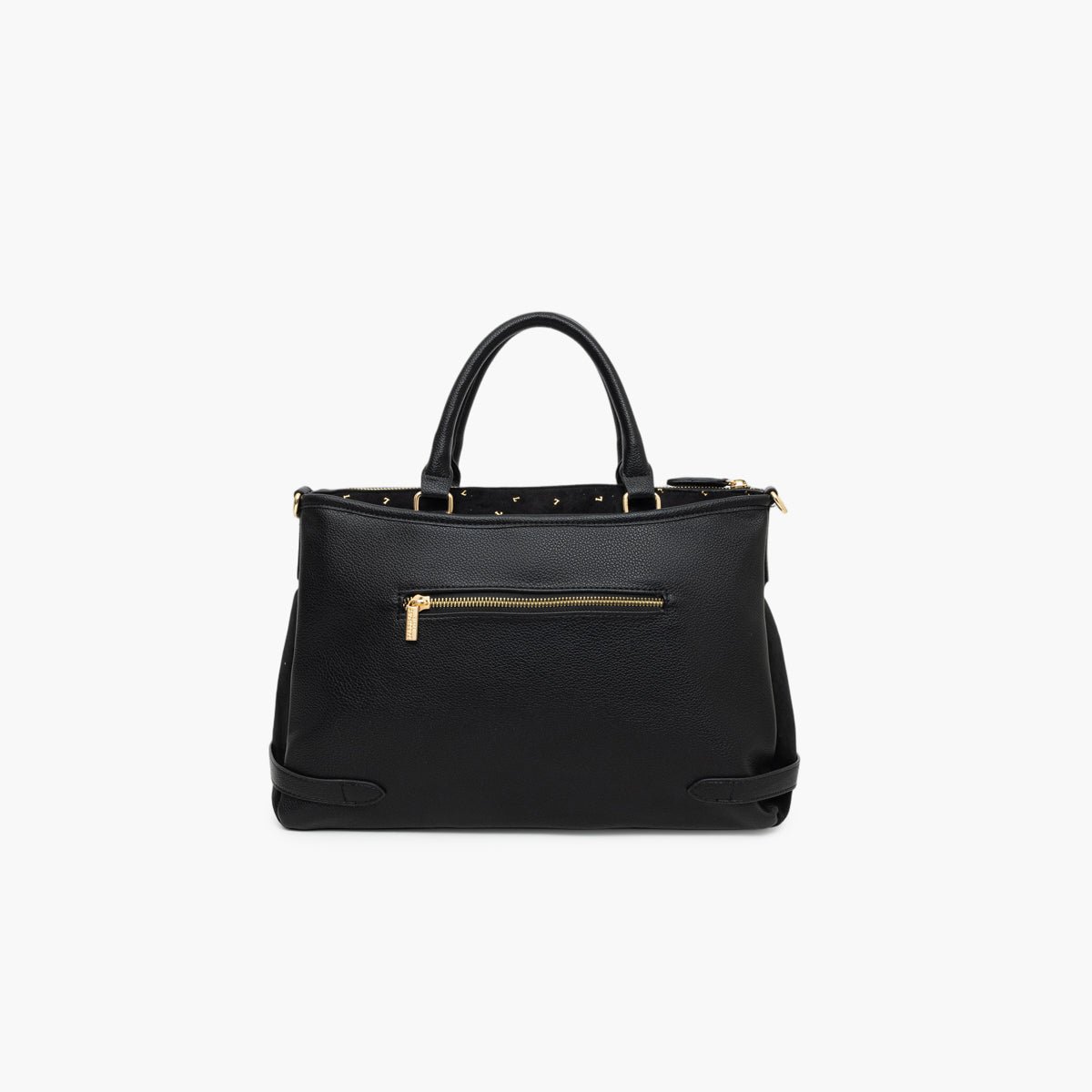 Grand sac shopper Tobi noir,doré, LOLLIPOPS