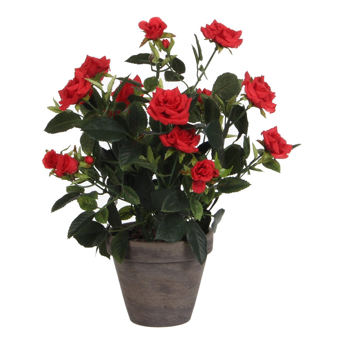Plante artificielle ROSEBUSH rouge, MICA DECORATIONS