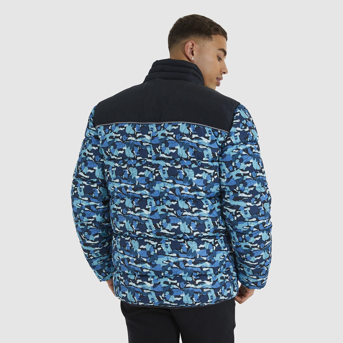 Doudoune Lecta imprimé bleu, ELLESSE
