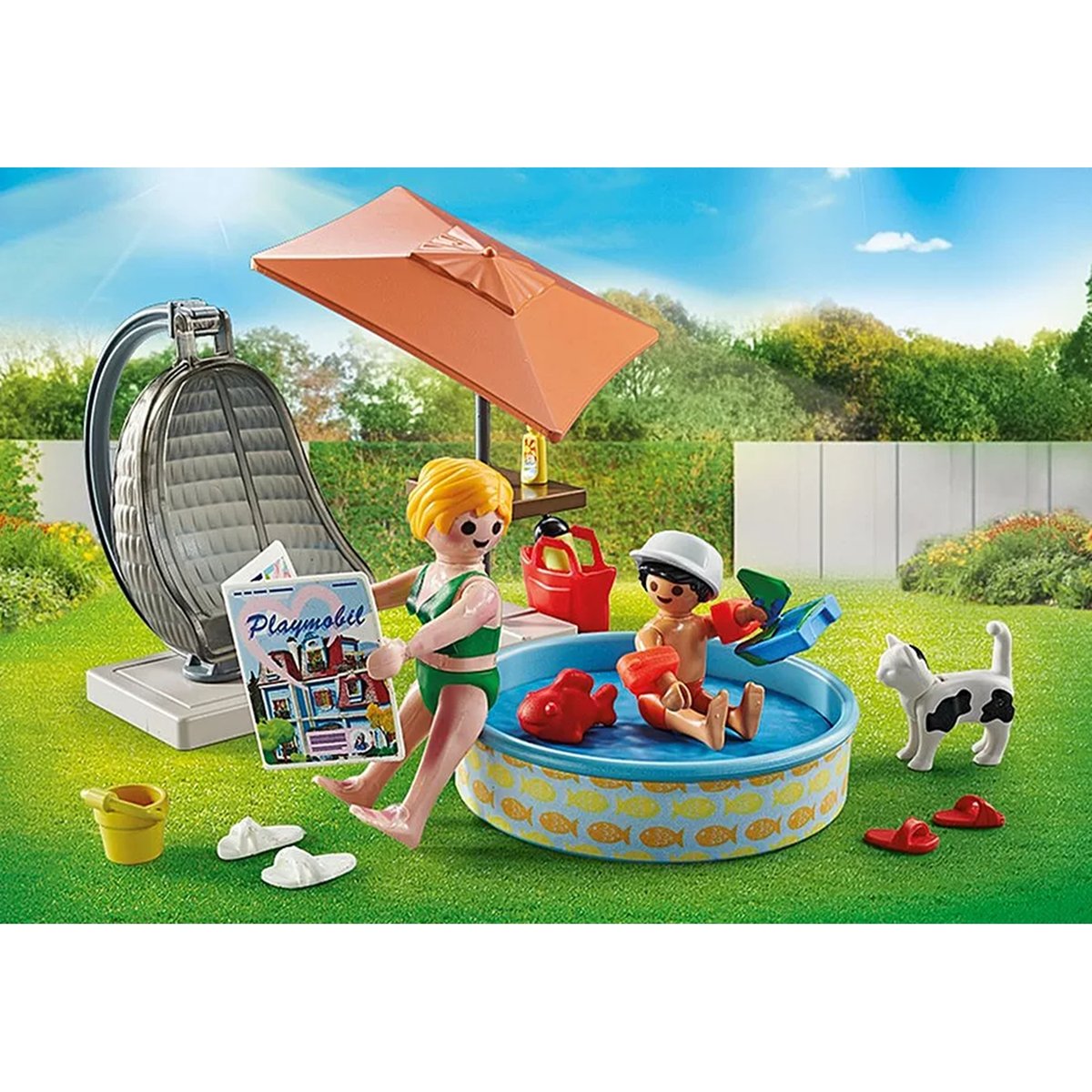 Maman et Enfant avec Fauteuil Suspendu v019845, PLAYMOBIL